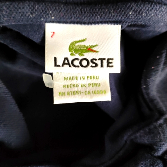 Lacoste collared t shirt - Picture 6 of 6